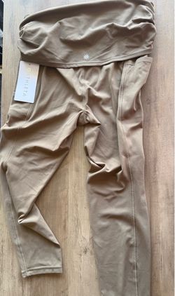 Clay colored Athleta leggings women’s