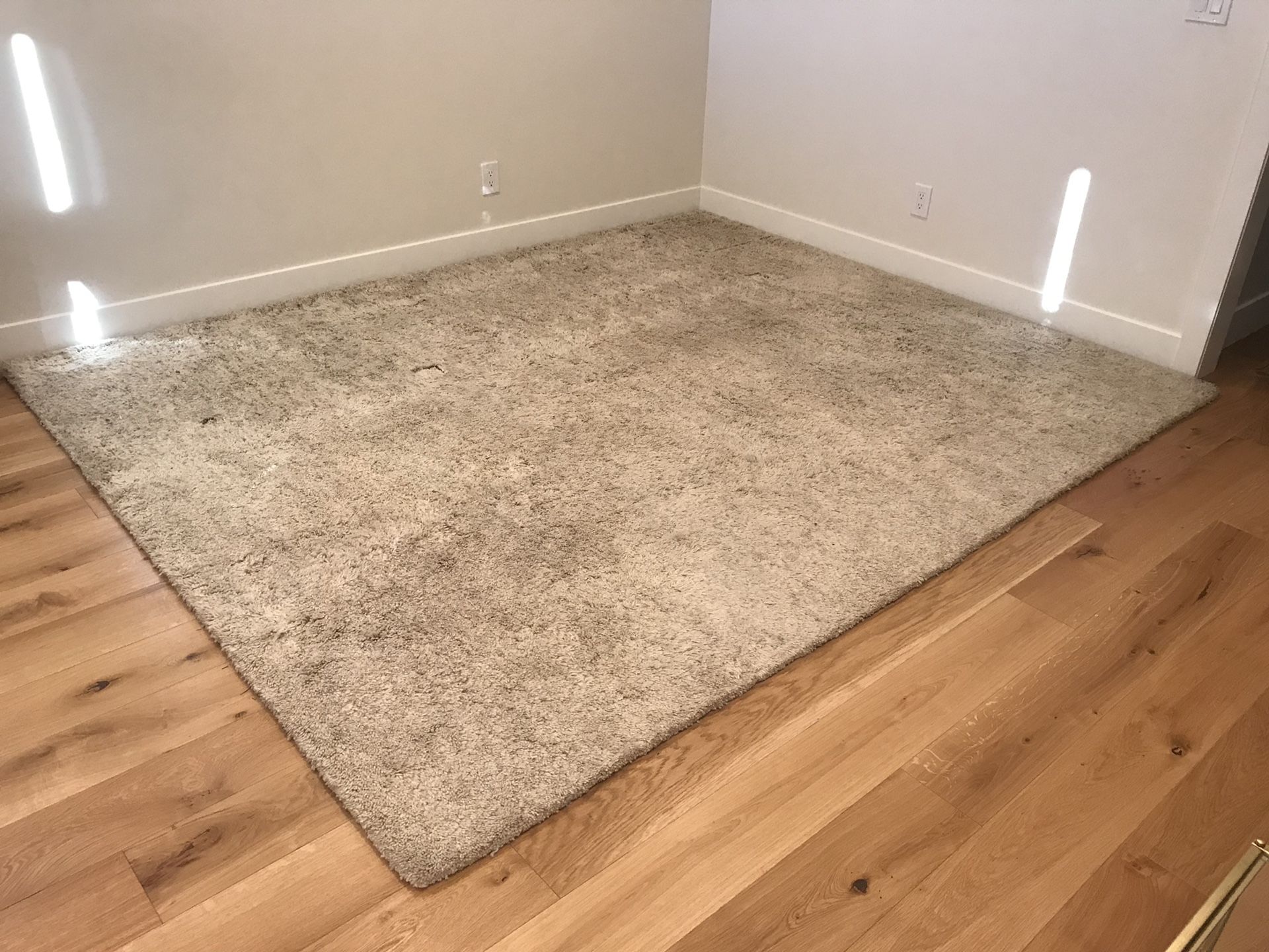 Crate And Barrel Parker Wool Area Rug 8x10