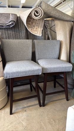 NEW - SET OF 2 SWIVEL BARSTOOLS