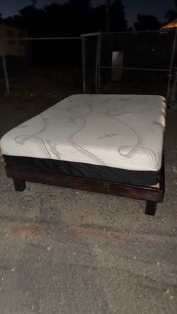 Free queen size bed (mattress and frame) and much more