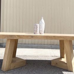 Custom Built Dining Table Solid wood Farmhouse Set Modern Rustic Bench Country Oval Round Counter Breakfast Height  Farm House 