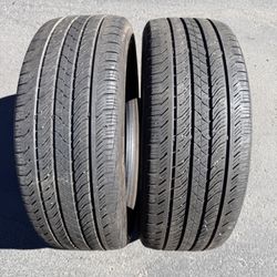 Pair (2) 235 50 19 Continental ProContact TX Tires