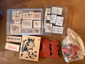 Animal/Western Themed Rubber Stamps