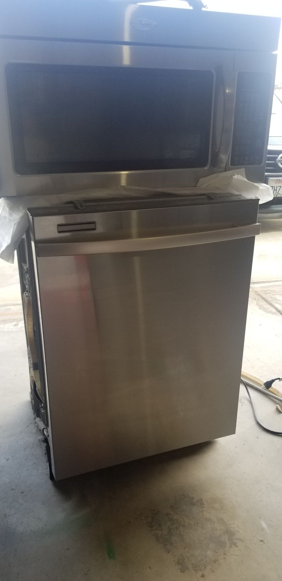 Dish washer and over range microwave