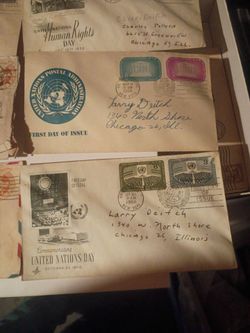 Vintage 50's letter envelopes
