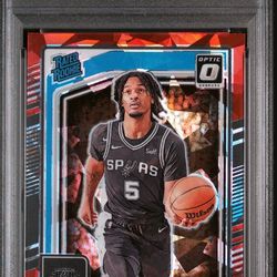 2024 PANINI DONRUSS | OPTIC RATED ROOKIE PREVIEW-RED CRACKED ICE