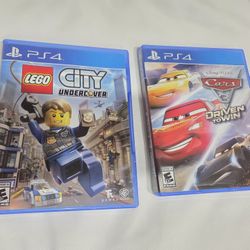 PS4 Lego City Undercover + Cars 3 Driven To Win