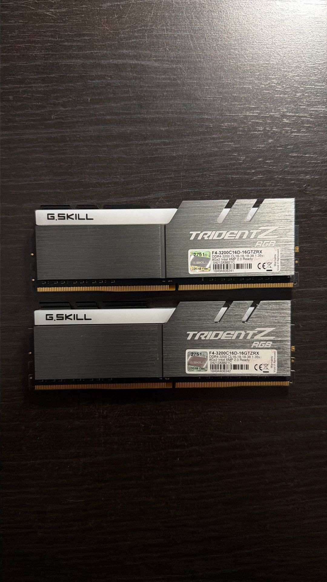 G.Skill TridentZ RGB DDR4-3200