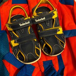 Timberland Sandals 8Y (ALL scammers Please Move On)!
