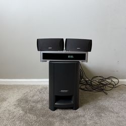 Bose 321 Series III DVD Compact Disc CD Media Center Receiver, Powered Active Subwoofer, Speakers