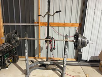 Weight  set with rack
