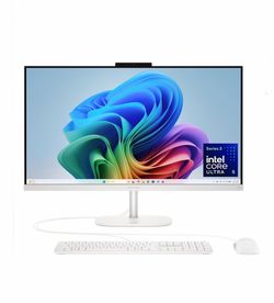 HP OmniStudio 27 inch All-in-One Desktop AI PC, FHD Display, Intel Core, 16 GB RAM, 512 GB SSD, Window 11