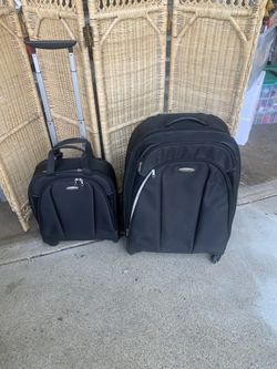 Samsonite 2 pieces luggage four wheelers