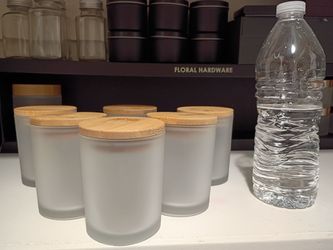 Glass containers & stickers