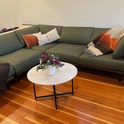 Burrow range modular couch and ottoman