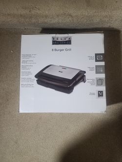 Bella Pro Series 6 Burger Grill Electric 
