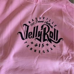 New XXL Pink Jelly Roll Nashville Sweatshirt