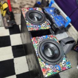 Wdx Dual 8 Inch Ported Box W/ Sundown Audio Ev6d2 Subwoofers Brand New $169 Each + Tax ..box Has Been Used, Im Up For Trades Or Cash W/ Trade