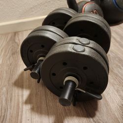 Kettle Bells And Dumbbells