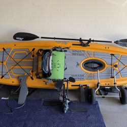Hobie Lynx With Heavy Duty Cart And Upgrades