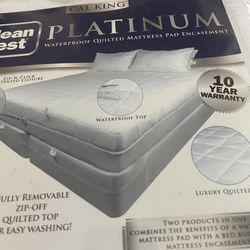 Platinum Waterproof Qualified Matress Pad Size Cal King New 