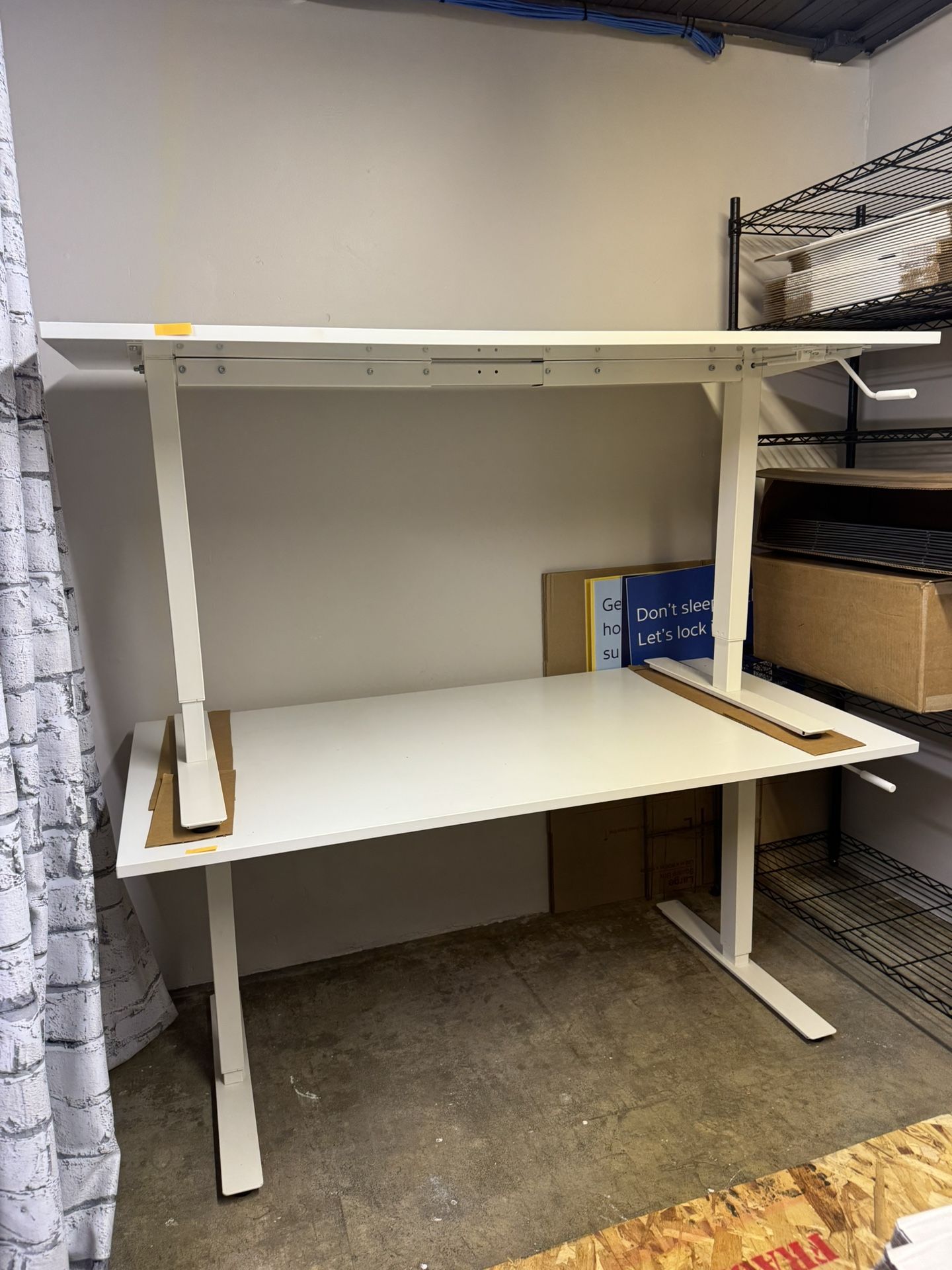 2 Adjustable Stand Up Desks