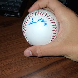 Signed baseball