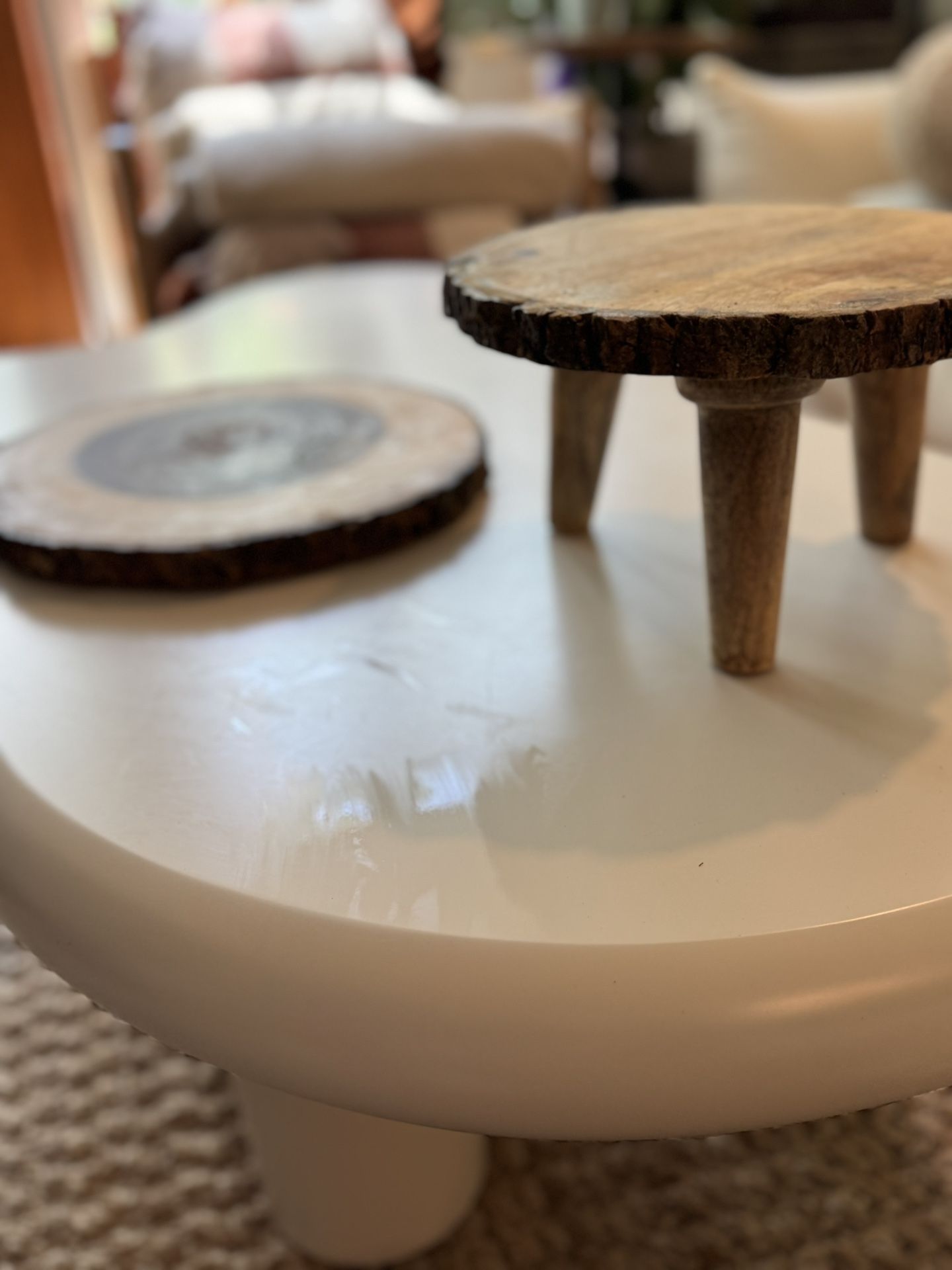 Wooden Kitchen Decoration And Serving Plates