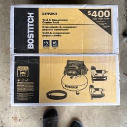 Bostitch Tool And Compressor Combo Pack