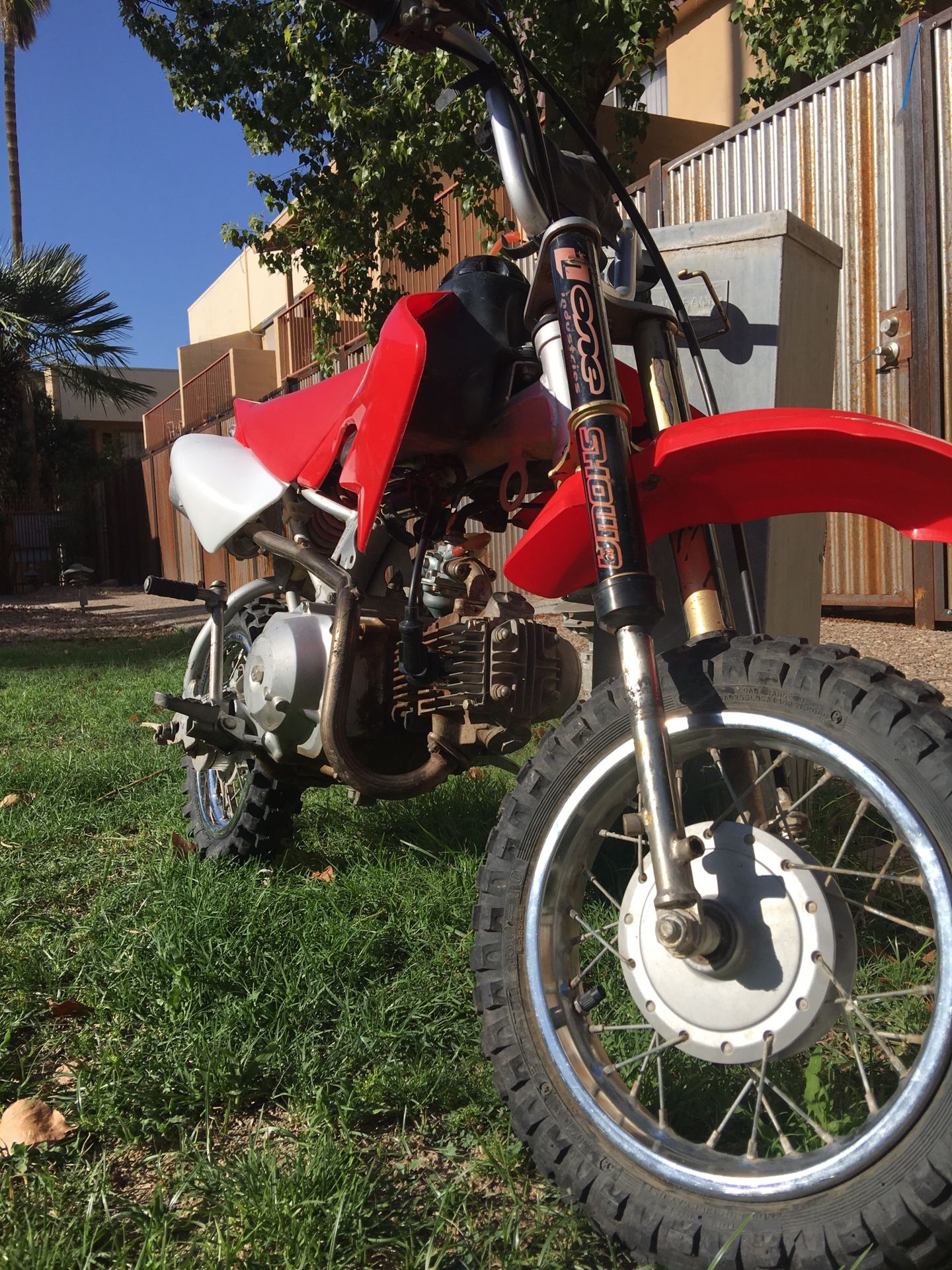 2006 Honda 50cc Dirtbike Red And White