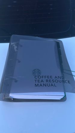 Starbucks coffee and tea resource manual