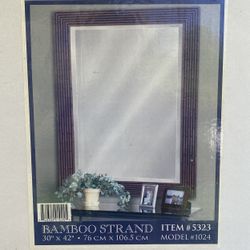Brand New Beautiful 42”x 30”Beveled Glass Mirror