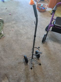 Portable Oxygen Tank Holder Cart – Adjustable Height – Medical Mobility Aid