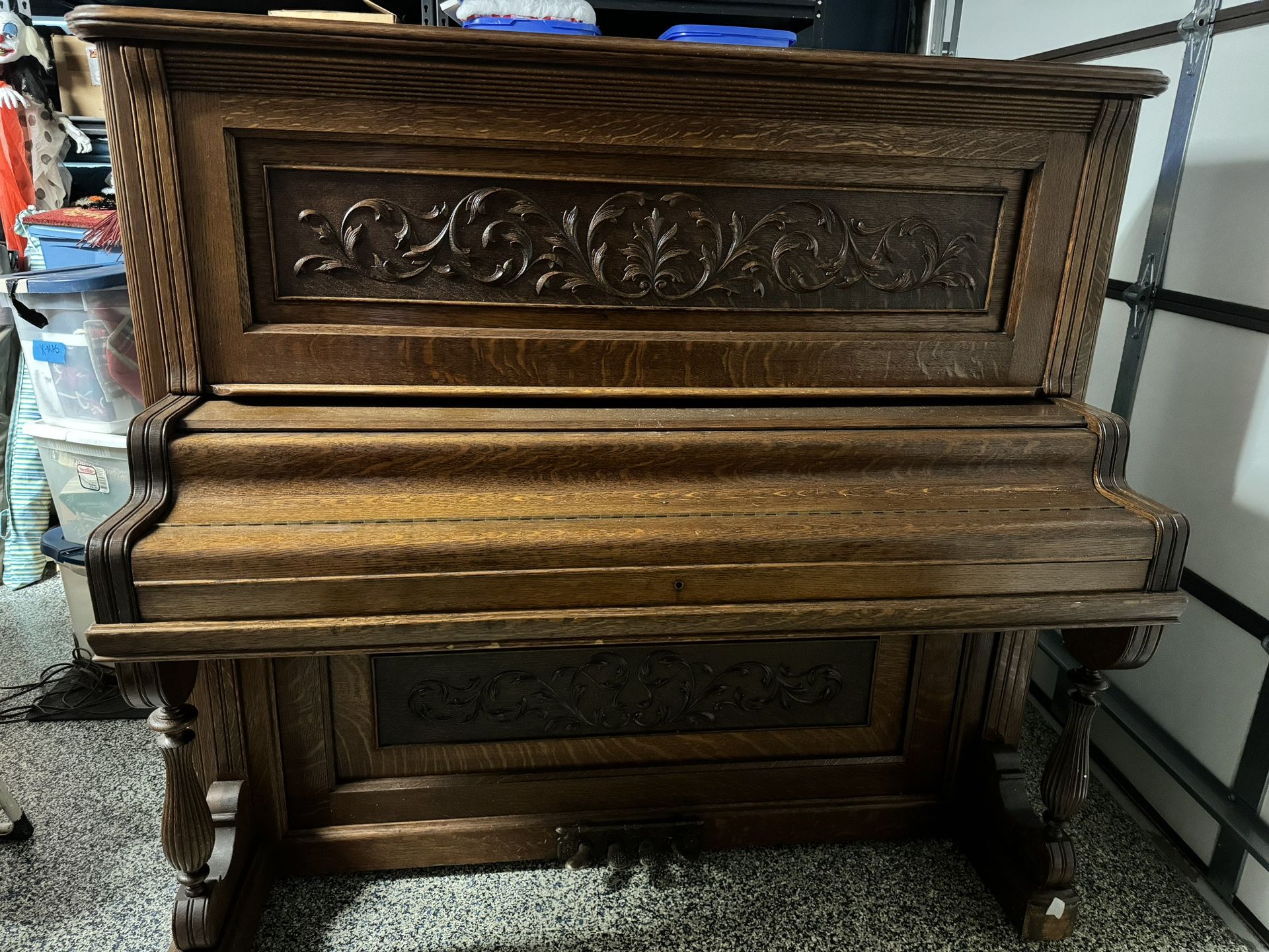 George P. Bent Standup Grand Piano Built 1894