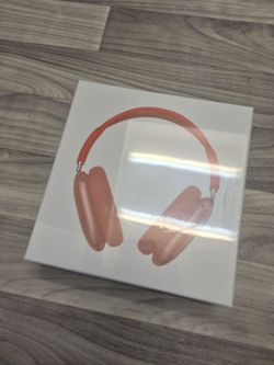 Orange Headband Wireless Headphones – Never used