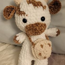 Handmade Crochet Cow