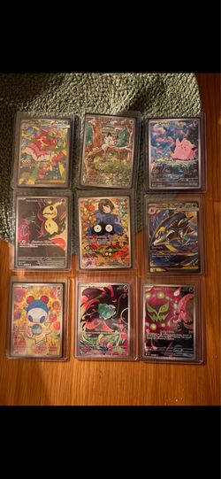 Pokémon cards SIR and IR
