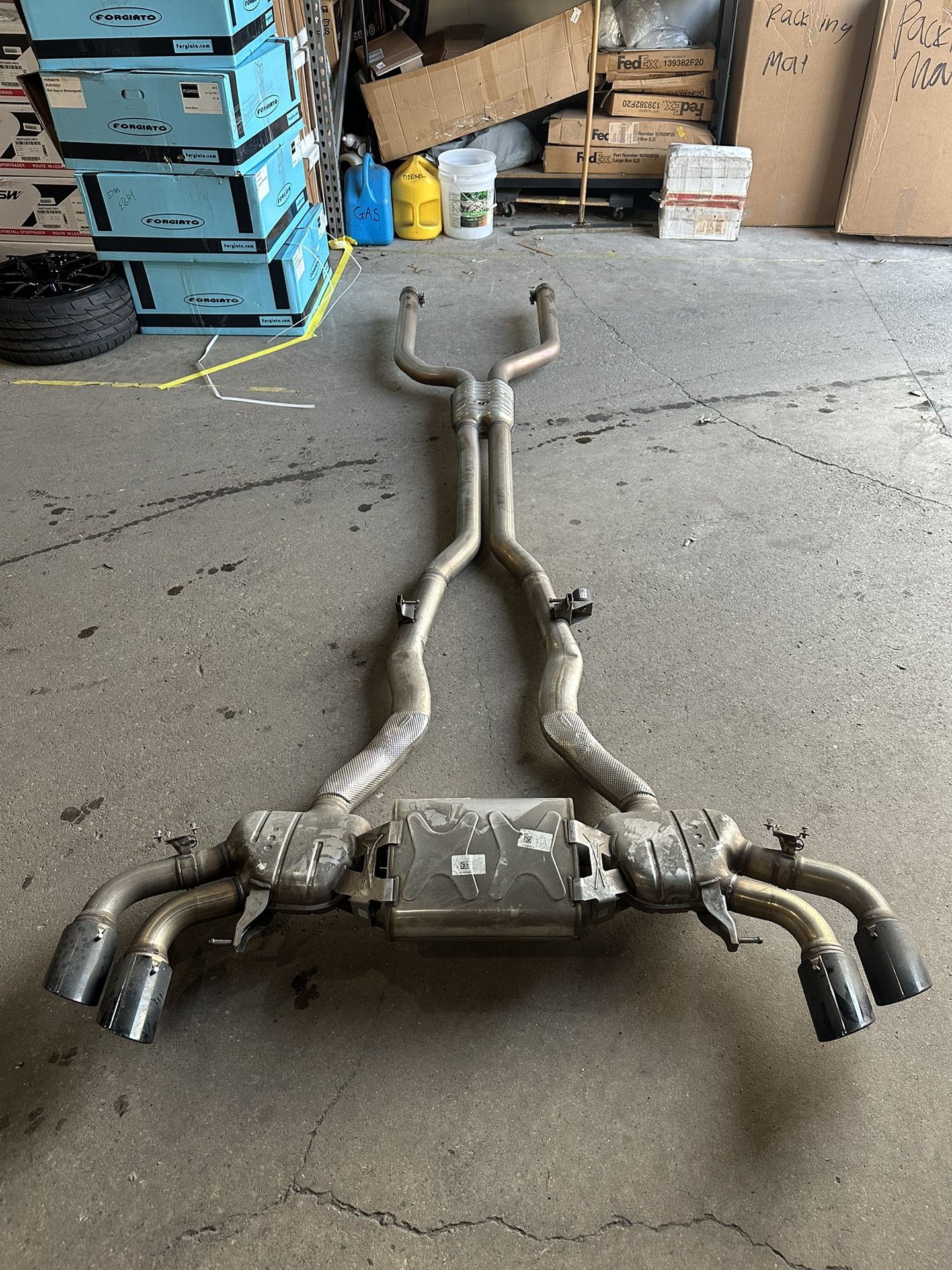 BMW X5M Competition (F95) OEM exhaust 