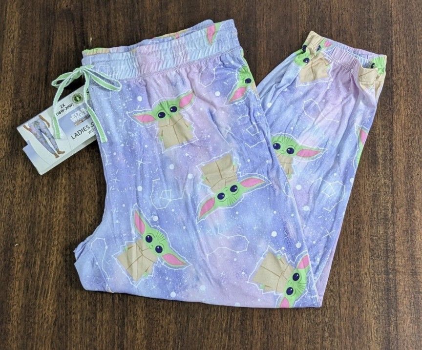 Star Wars The Mandalorian Women's Plus Size Tie Dye Pajama Pants