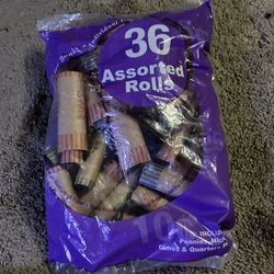 Assorted Coins Rolls