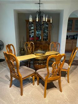 Glass Dining Table 