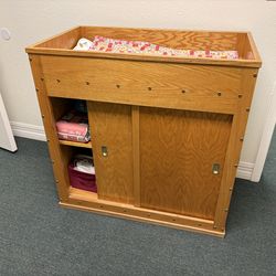 Beautiful Changing Table and Cabinet