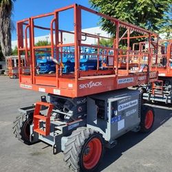 FOR SALE: 2017 Skyjack SJ6826RT Scissor Lift 25-27' IC 4WD – ~2,836 Hours – $14,999 + Tax (OBO)