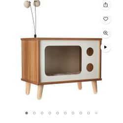 Vibrant Life Purr-view Retro TV Cat Condo