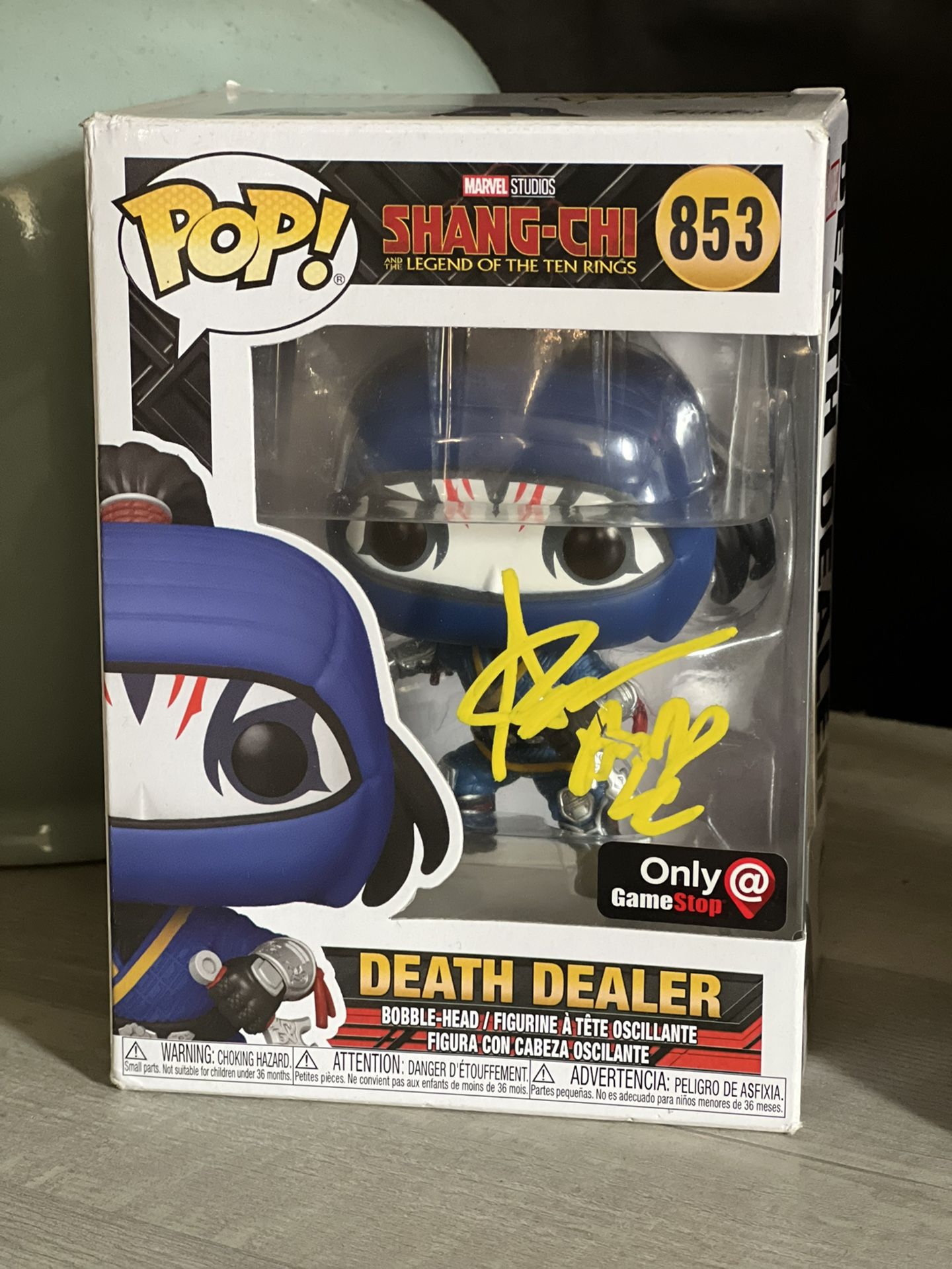 Death dealer Pop! Signed By Andy Le 