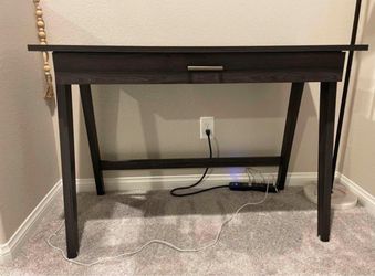 Paolo Wood Writing Desk With Drawer