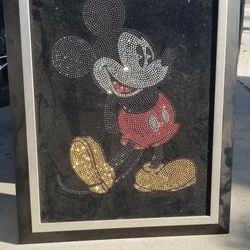 Rhinestone Mickey Mouse Picture