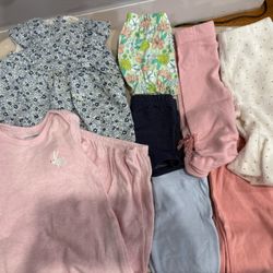 Assorted Baby Clothing Set in Pink, Blue, and Floral