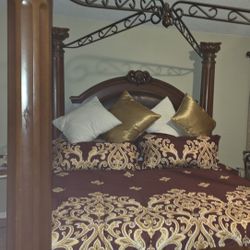 King Bed Canopy Bed Frame Only