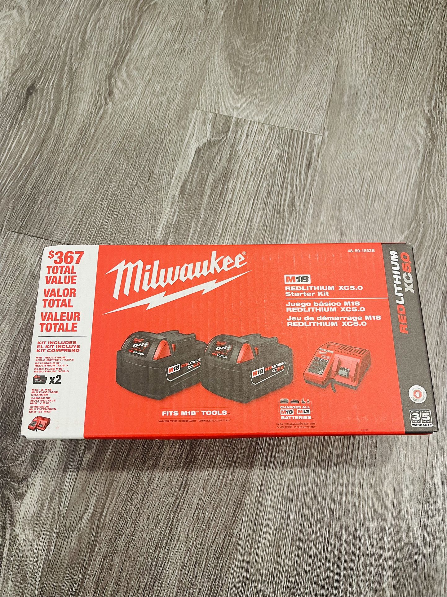 Milwaukee Batteries & Charger